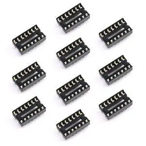 10Pcs 14P IC Socket DIP Integrated Circuit IC Sockets Adaptor Solder Type 2.54mm Pitch Dual Row 14 Flat Pin 10Pcs 14P IC Socket DIP Integrated Circuit IC Sockets Adaptor Solder Type 2.54mm Pitch Dual Row 14 Flat Pin