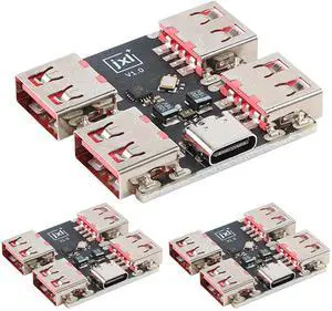 3pcs XL334P4 Type-C USB2.0 Multi-Port Hub Module with 4-Port Docking Station Board 3pcs XL334P4 Type-C USB2.0 Multi-Port Hub Module with 4-Port Docking Station Board