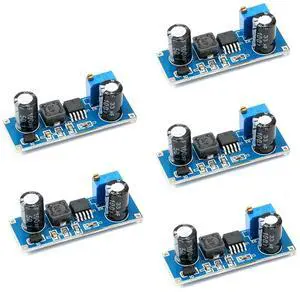 5Pcs XL7015 DC-DC Power Converter Module 1.25-20V Adjustable Step Down Power Module 5-80V Wide Voltage Input Power Voltage Converter Module 5Pcs XL7015 DC-DC Power Converter Module 1.25-20V Adjustable Step Down Power Module 5-80V Wide Voltage Input Power Voltage Converter Module