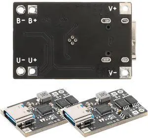 3pcs 3A Li Battery Charging Module Type-C Interface Charging Protection Integrated Power Module 3pcs 3A Li Battery Charging Module Type-C Interface Charging Protection Integrated Power Module