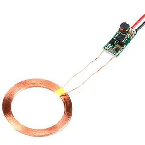 5V1A Wireless Power Transfer Module Wireless Charging Transmitter Receiver Inductive Coil Circuit Board Module Fun DIY Kit 5V1A Wireless Power Transfer Module Wireless Charging Transmitter Receiver Inductive Coil Circuit Board Module Fun DIY Kit