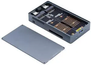 Xiwai 20Gbps Dual NVME Drive Case M.2 NGFF M-Key to USB-C Type-C Raid0 Raid1 JOBD Big SSD Enclosure with Fan Raid0 Hyper Adapter for 2230/ 2242/ 2260/ 2280mm PCI-E NVME SSDs Xiwai 20Gbps Dual NVME Drive Case M.2 NGFF M-Key to USB-C Type-C Raid0 Raid1 JOBD Big SSD Enclosure with Fan Raid0 Hyper Adapter for 2230/ 2242/ 2260/ 2280mm PCI-E NVME SSDs