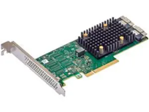 Broadcom 9500-16i 12Gb/s Tri-Mode SAS/NVMe HBA, PCIe 4.0, Up to 1024 SAS/SATA or 32 NVMe Devices, Windows, macOS, Linux Compatible Broadcom 9500-16i 12Gb/s Tri-Mode SAS/NVMe HBA, PCIe 4.0, Up to 1024 SAS/SATA or 32 NVMe Devices, Windows, macOS, Linux Compatible