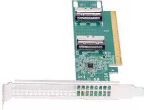 PCIE5.0 PCI-Express 16x to Dual MCIO 8i Mini Cool Edge IO SFF-TA-1016 VROC Virtual RAID Adapter for Mainboard SSD Graphics Card PCIE5.0 PCI-Express 16x to Dual MCIO 8i Mini Cool Edge IO SFF-TA-1016 VROC Virtual RAID Adapter for Mainboard SSD Graphics Card
