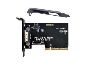 PCIe 5.0 x8 Host Adapter Card for MCIO 8i (SFF-TA-1016) Port | Add GPUs, NVMe SSDs & Support VROC on Your Motherboard PCIe 5.0 x8 Host Adapter Card for MCIO 8i (SFF-TA-1016) Port | Add GPUs, NVMe SSDs & Support VROC on Your Motherboard