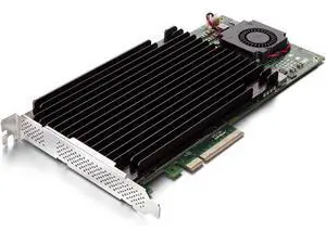 PCIe 3.0 x8 NVMe SSD Card, 4-Port M.2 U.2 Expansion with PEX8724 Controller, Aluminum Heatsink & Fan, Non-Bifurcation Motherboards, 2230/2242/2260/2280/22110 SSDs, Includes Full-Height Bracket PCIe 3.0 x8 NVMe SSD Card, 4-Port M.2 U.2 Expansion with PEX8724 Controller, Aluminum Heatsink & Fan, Non-Bifurcation Motherboards, 2230/2242/2260/2280/22110 SSDs, Includes Full-Height Bracket