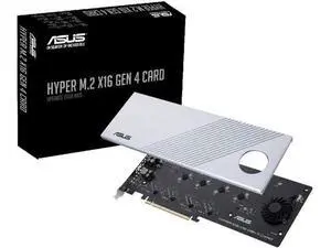 Hyper M.2 X16 PCIe 4.0 X4 Expansion Card Supports 4 NVMe M.2 (2242/2260/2280/22110) up to 256Gbps for AMD 3rd Ryzen sTRX40, AM4 Socket and VROC NVMe Raid Hyper M.2 X16 PCIe 4.0 X4 Expansion Card Supports 4 NVMe M.2 (2242/2260/2280/22110) up to 256Gbps for AMD 3rd Ryzen sTRX40, AM4 Socket and VROC NVMe Raid