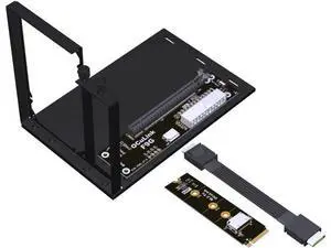 M.2 NVMe to Oculink(SFF-8611/SFF-8612) to PCI Express x16 eGPU Adapter for GPD Win Max2 External Graphics Card & SSD (F9G-BK7-K9934A-F4C-50cm) M.2 NVMe to Oculink(SFF-8611/SFF-8612) to PCI Express x16 eGPU Adapter for GPD Win Max2 External Graphics Card & SSD (F9G-BK7-K9934A-F4C-50cm)