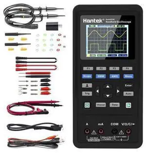 Hantek 2C42 Handheld Oscilloscope Multimeter 2 in 1 Multifunction Tester 2CH+DMM 40MHz Scope Hantek 2C42 Handheld Oscilloscope Multimeter 2 in 1 Multifunction Tester 2CH+DMM 40MHz Scope