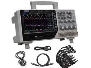 Hantek DSO4254C Digital Oscilloscope 250MHz Bandwidth 4 Channels with 1CH 25MHz Arbitrary Waveform Generator for Electrical Maintenance, Teaching Aids Hantek DSO4254C Digital Oscilloscope 250MHz Bandwidth 4 Channels with 1CH 25MHz Arbitrary Waveform Generator for Electrical Maintenance, Teaching Aids