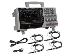 Hantek DSO4254B 4-Channel 250MHz Digital Oscilloscope with 1GSa/s Real-Time Sampling, Serial Protocol Decode, Built-in DVM, USB Storage and SCPI Remote Control Hantek DSO4254B 4-Channel 250MHz Digital Oscilloscope with 1GSa/s Real-Time Sampling, Serial Protocol Decode, Built-in DVM, USB Storage and SCPI Remote Control