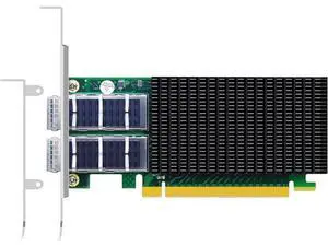 GLOTRENDS ST7338 Dual Port 100GbE QSFP28 PCIe 3.0 x16 Network Adapter Card, Mellanox ConnectX-5, RDMA (RoCE), for Cloud H-PC Storage GLOTRENDS ST7338 Dual Port 100GbE QSFP28 PCIe 3.0 x16 Network Adapter Card, Mellanox ConnectX-5, RDMA (RoCE), for Cloud H-PC Storage