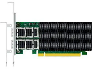 GLOTRENDS ST7336 Dual Port QSFP28 InfiniBand and Ethernet VPI Adapter Card, EDR IB (100Gb/s) or Ethernet 100Gb, PCIe 3.0 x16, InfiniBand & RoCE RDMA GLOTRENDS ST7336 Dual Port QSFP28 InfiniBand and Ethernet VPI Adapter Card, EDR IB (100Gb/s) or Ethernet 100Gb, PCIe 3.0 x16, InfiniBand & RoCE RDMA