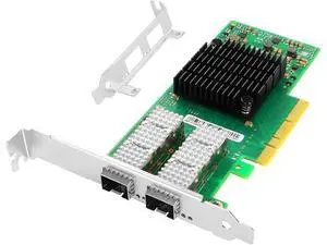 25GbE NIC Card for Mellanox MCX4121A-ACAT, PCIe 3.0 x8 25Gb Ethernet NIC with Mellanox ConnectX-4 Lx Chipset, Dual SFP28 Network Card Support RDMA 25GbE NIC Card for Mellanox MCX4121A-ACAT, PCIe 3.0 x8 25Gb Ethernet NIC with Mellanox ConnectX-4 Lx Chipset, Dual SFP28 Network Card Support RDMA