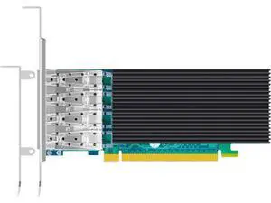 GLOTRENDS ST7380 Quad Port 10GbE SFP+ PCIe 3.0 x16 Network Adapter Card, Mellanox ConnectX4 Lx, RDMA (RoCE), PCIe Bifurcation x8/x8 Required GLOTRENDS ST7380 Quad Port 10GbE SFP+ PCIe 3.0 x16 Network Adapter Card, Mellanox ConnectX4 Lx, RDMA (RoCE), PCIe Bifurcation x8/x8 Required