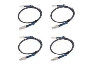 12G Mini SAS HD SFF-8644 to SFF-8644 Cable for NVMe Enclosure/Storage Array, SAN & JBOD Compatibility, 100-Ohm, 2-m(6.6ft), 4-Pack 12G Mini SAS HD SFF-8644 to SFF-8644 Cable for NVMe Enclosure/Storage Array, SAN & JBOD Compatibility, 100-Ohm, 2-m(6.6ft), 4-Pack