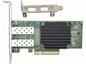 10/25GbE NIC with Mellanox CX-5 EN Chipset MCX512A-ACUT, Dual SFP28 Port PCIE3.0 x8, 25G Ethernet Network Adapter Card Support Windows/Linux/VMare/OFED, UEFI Enable 10/25GbE NIC with Mellanox CX-5 EN Chipset MCX512A-ACUT, Dual SFP28 Port PCIE3.0 x8, 25G Ethernet Network Adapter Card Support Windows/Linux/VMare/OFED, UEFI Enable