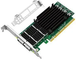 Dual 100Gb/s QSFP28 Ports Intelligent RDMA Ethernet Adapter for Web 2.0, Cloud and Storage Servers, Mellanox ConnectX-5 EX MT28808A0 Ethernet Controller, 2X 100GbE PCIE Gen 4.0 x16 NIC Card (CX516A) Dual 100Gb/s QSFP28 Ports Intelligent RDMA Ethernet Adapter for Web 2.0, Cloud and Storage Servers, Mellanox ConnectX-5 EX MT28808A0 Ethernet Controller, 2X 100GbE PCIE Gen 4.0 x16 NIC Card (CX516A)