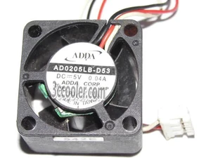 for ADDA 25x15mm AD0205LB-D53 5V 0.04A 3 Wires 3 Pins Micro Fan 2.5CM Cooler For router switch for ADDA 25x15mm AD0205LB-D53 5V 0.04A 3 Wires 3 Pins Micro Fan 2.5CM Cooler For router switch