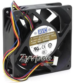 for AVC DV12038B48H 12038 2 Balls Bearing Cooling fan with 48V 0.95A 4 Wires 4 Pins thermistor for AVC DV12038B48H 12038 2 Balls Bearing Cooling fan with 48V 0.95A 4 Wires 4 Pins thermistor