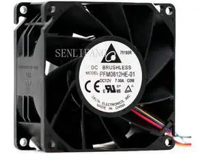 PFM0812HE-01 A01 DC 12V 7.00A 80x80x38mm Server powerful axial cooling Fan PFM0812HE-01 A01 DC 12V 7.00A 80x80x38mm Server powerful axial cooling Fan