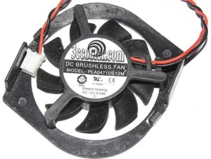 for Power Logic PLA04710S12M 12V 0.09A 2 wires 2 pins diamond-shaped vga fan graphics card cooler for Power Logic PLA04710S12M 12V 0.09A 2 wires 2 pins diamond-shaped vga fan graphics card cooler
