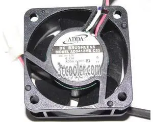for ADDA 40x20mm AD0412MB-C53 12V 0.13A 3 Wires 3 Pins Case Fan 4CM Inverter Cooler for ADDA 40x20mm AD0412MB-C53 12V 0.13A 3 Wires 3 Pins Case Fan 4CM Inverter Cooler