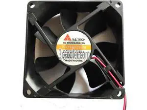 for Original Y.S.TECH 8025 80*25mm FD128025HB 12V 0.23A 2 Wires 2 Pins Case fan 8Cm cpu cooler for Original Y.S.TECH 8025 80*25mm FD128025HB 12V 0.23A 2 Wires 2 Pins Case fan 8Cm cpu cooler