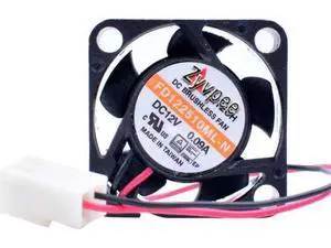 for Y.S.TECH 2510 FD122510ML-N 12V 0.09A 2 Wire 2 pins mini case fan,25mm micro cooler for Y.S.TECH 2510 FD122510ML-N 12V 0.09A 2 Wire 2 pins mini case fan,25mm micro cooler