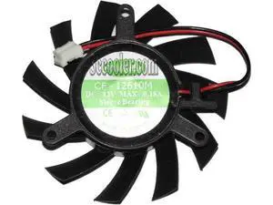 for Colorful CF-12610M 12V 0.18A frameless 2 wires 2 pins Vga fan graphics card cooler for Colorful CF-12610M 12V 0.18A frameless 2 wires 2 pins Vga fan graphics card cooler