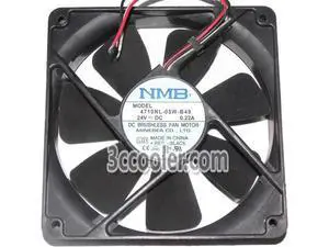for NMB 120x25mm 4710NL-05W-B49 LQ1 DC 24V 0.22A 3 Wires 12CM Case Fan inverter Cooler for NMB 120x25mm 4710NL-05W-B49 LQ1 DC 24V 0.22A 3 Wires 12CM Case Fan inverter Cooler