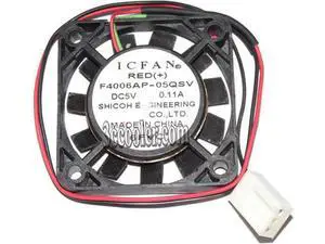 for Shicoh ICFAN 4CM 40*06mm F4006AP-05QSV 5V 0.11A 2 wires 2 pins Case Fan switch / Inverter cooler for Shicoh ICFAN 4CM 40*06mm F4006AP-05QSV 5V 0.11A 2 wires 2 pins Case Fan switch / Inverter cooler