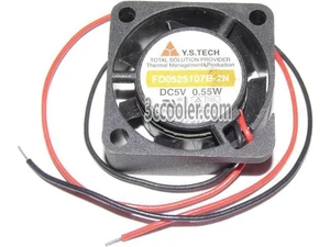 for Y.S.TECH 2510 25*10mm FD0525107B-2N 5V 0.55W 2 Wires Case fan 2.5CM Micro Cooler For Router Switch for Y.S.TECH 2510 25*10mm FD0525107B-2N 5V 0.55W 2 Wires Case fan 2.5CM Micro Cooler For Router Switch