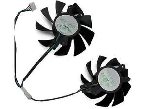 Graphics Card Cooling Fans Suitable forZOTAC GTX 1660 1660S 1660ti Twin Fan Series Desktop GA72S2U GA82S2H 65mm 75mm 12V 0.35A 0.36A 4Pin Video Card Cooler Fans GPU Fan (2PCS) Graphics Card Cooling Fans Suitable forZOTAC GTX 1660 1660S 1660ti Twin Fan Series Desktop GA72S2U GA82S2H 65mm 75mm 12V 0.35A 0.36A 4Pin Video Card Cooler Fans GPU Fan (2PCS)