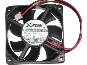 for XFan 5CM RDL5012S1 12V 0.06A 2 wires 2 pins case fan router/switch cpu cooler for XFan 5CM RDL5012S1 12V 0.06A 2 wires 2 pins case fan router/switch cpu cooler