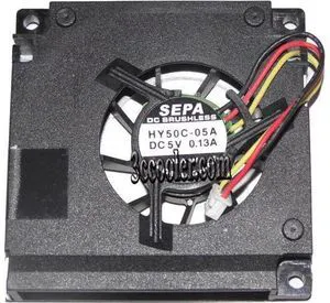 for SEPA 50*10mm 5CM HY50C-05A 5V 0.13A 3 Wires 3 Pins Notebook blower laptop fan cooler for SEPA 50*10mm 5CM HY50C-05A 5V 0.13A 3 Wires 3 Pins Notebook blower laptop fan cooler