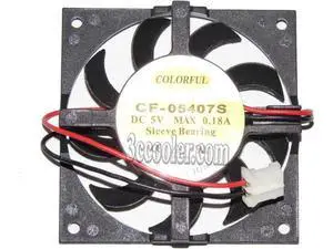 for Colorful 40mm*07mm CF-05407S 5V 0.18A 2 wires 2 Pins notebook fan switch cooler for Colorful 40mm*07mm CF-05407S 5V 0.18A 2 wires 2 Pins notebook fan switch cooler