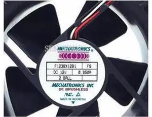 For MECHATRONICS F1238X12B1 FS DC 12V 0.950A 2-wire 120x120x38mm Server Square Fan For MECHATRONICS F1238X12B1 FS DC 12V 0.950A 2-wire 120x120x38mm Server Square Fan