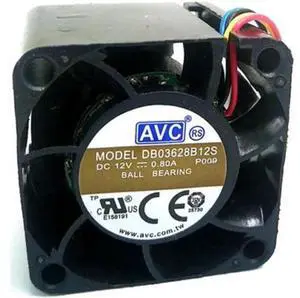 for AVC 36x28mm DB0362812S DC12V 0.8A Ball bearing 4 wires 4 pins PWM Server fan for AVC 36x28mm DB0362812S DC12V 0.8A Ball bearing 4 wires 4 pins PWM Server fan