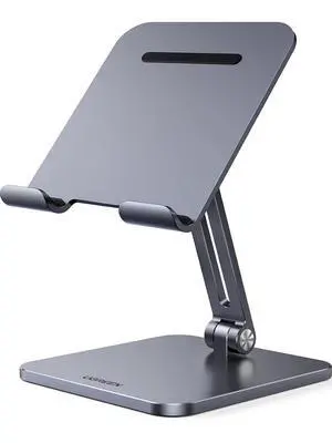 UGREEN Tablet Stand Compatible for iPad Desk Stand Holder Adjustable Aluminum Thicker Base Compatible with iPad Pro Air Mini 13 12.9 11 Inch Home Office Desk Accessories Grey UGREEN Tablet Stand Compatible for iPad Desk Stand Holder Adjustable Aluminum Thicker Base Compatible with iPad Pro Air Mini 13 12.9 11 Inch Home Office Desk Accessories Grey
