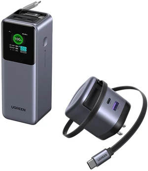 UGREEN 165W + 65W Retractable GaN Charger UGREEN 165W + 65W Retractable GaN Charger