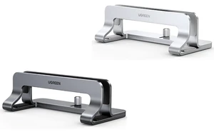 UGREEN Vertical Laptop Stand Holder for Desk Bundle, Gray and Silver UGREEN Vertical Laptop Stand Holder for Desk Bundle, Gray and Silver