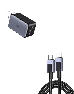 UGREEN Nexode X 100W USB C Charger Bundle with 3.3FT 100W USB C Cable, Type C Cord USB C Charger Cable Compatible with iPhone 15/15 Pro/15 Pro Max, MacBook Pro/Air, Galaxy S24/S23, iPad Pro/Air, Pixel UGREEN Nexode X 100W USB C Charger Bundle with 3.3FT 100W USB C Cable, Type C Cord USB C Charger Cable Compatible with iPhone 15/15 Pro/15 Pro Max, MacBook Pro/Air, Galaxy S24/S23, iPad Pro/Air, Pixel