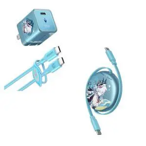 UGREEN Nexode 100W Retractable Cable and Air 65W Charger Honkai: Star Rail Edition Bundle, Cyan, GaN USB C Charger Set for iPhone 17/16, MacBook Pro/Air, Galaxy S26/S25, iPad, Pixel, Switch, AirPods UGREEN Nexode 100W Retractable Cable and Air 65W Charger Honkai: Star Rail Edition Bundle, Cyan, GaN USB C Charger Set for iPhone 17/16, MacBook Pro/Air, Galaxy S26/S25, iPad, Pixel, Switch, AirPods