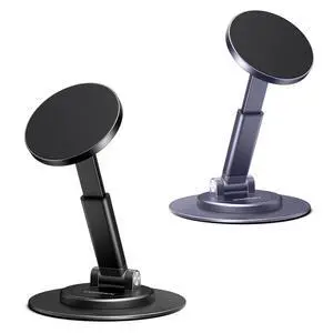 UGREEN Magnetic Phone Stand for MagSafe, Height Adjustable iPhone Stand for Desk with 360° Rotation, Black+Grey UGREEN Magnetic Phone Stand for MagSafe, Height Adjustable iPhone Stand for Desk with 360° Rotation, Black+Grey