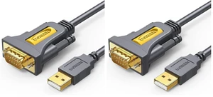 UGREEN 6FT DB9 Male 9 Pin USB to Serial Adapter, RS232 to USB Cable (Pack of 2) UGREEN 6FT DB9 Male 9 Pin USB to Serial Adapter, RS232 to USB Cable (Pack of 2)