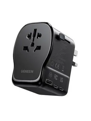 UGREEN 65W Max 4-Port Universal Travel Adapter Worldwide UGREEN 65W Max 4-Port Universal Travel Adapter Worldwide