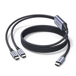 UGREEN 140W USB C Cable 2-in-1, Fast Charging, 5ft UGREEN 140W USB C Cable 2-in-1, Fast Charging, 5ft