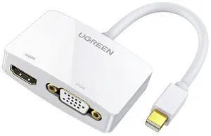 Mini DisplayPort to HDMI VGA Adapter 2 in 1 Mini DisplayPort to HDMI VGA Adapter 2 in 1