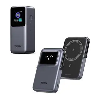 UGREEN Nexode Power Bank 20000mAh 130W Portable Charger Bundle with Uno Magsafe Portable Charger UGREEN Nexode Power Bank 20000mAh 130W Portable Charger Bundle with Uno Magsafe Portable Charger